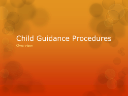 Child Guidance Procedures - South Plains : Home Page