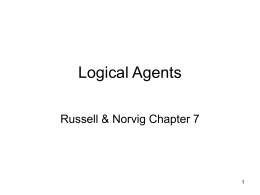 Logical Agents - Utah State University