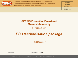 CEPMC and Construction Products