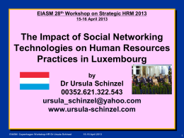 The Impact of Social Networking Technologies on Human