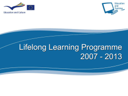 Lifelong Learning Programme 2007