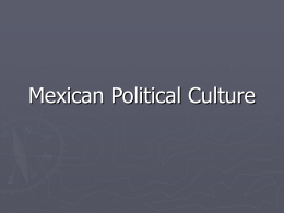 Mexican Political Culture