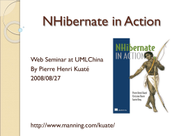 NHibernate in Action - UMLChina-