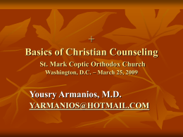 + Basics of Christian Counseling The Good Shepherd’s