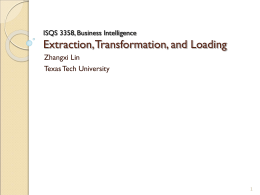 Data mining - Texas Tech University