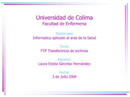 Universidad de Colima Facultad de Enfermeria Diplomado