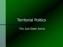 Territorial Politics
