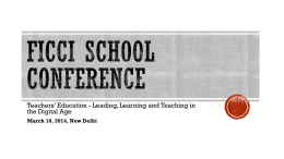 FICCI School Conference