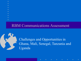 RBM Communications Assessment