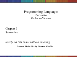 Programming Languages - UAH
