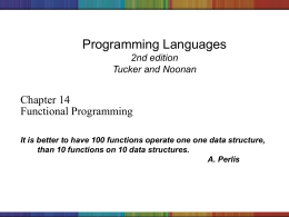 Programming Languages Chapter 2: Syntax