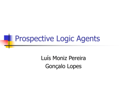 Prospective Logic Agents