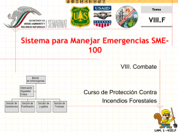 Sistema para Manejar Emergencias SME-100