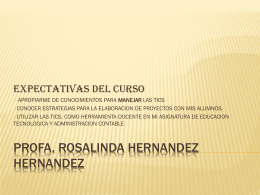 PROFA. ROSALINDA HERNANDEZ HERNANDEZ