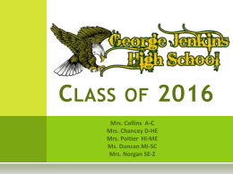 Class of 2015 - GJHS | George Jenkins High School Website