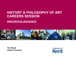 Choosing a Career - University of Kent