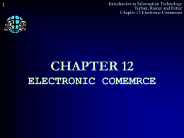CHAPER 1 INTRODUCTION : BUSINESS AND …