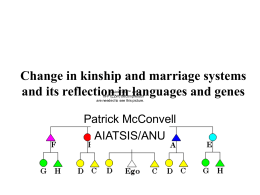Change in kinship and marriage systems and its reflection