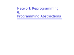 Network Reprogramming - University at Buffalo