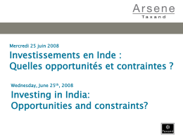 Investing in INDIA
