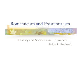 Romanticism and Existentialism