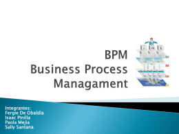 BPM -Business Process Management-