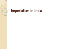 Imperialism In India - Staff Portal Camas School District