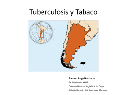Tuberculosis y Tabaco