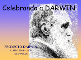 CHARLES DARWIN - BIENVENIDOS AL IES 9 VALLES