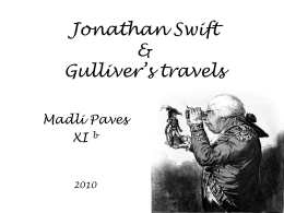 Jonathan Swift & Gulliver's travels - literature11
