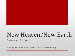 New Heaven/New Earth