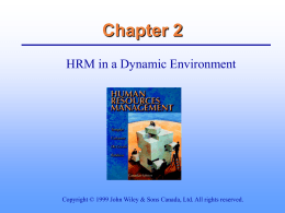 HRM is Part of Management
