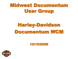 Harley Davidson implementing WCM