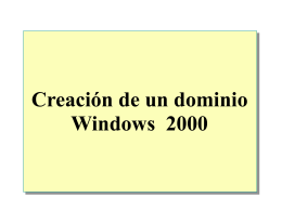 Module 3: Creating a Windows 2000 Domain