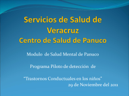 Servicios de Salud de Veracruz Centro de Salud de Panuco