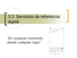 3.3. Servicios de referencia digital