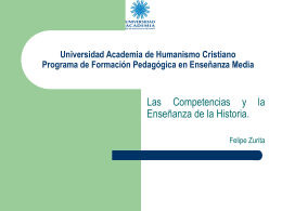 Universidad Academia de Humanismo Cristiano Programa …
