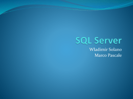 SQL Server 2008 - ABD-UCV