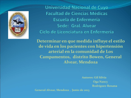 Universidad Nacional de Cuyo Facultad de Ciencias …