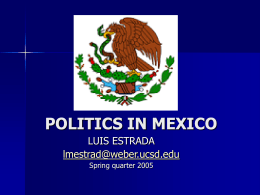POLITICS IN MEXICO
