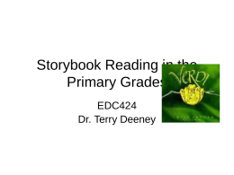 Storybook Reading in the Primary Grades