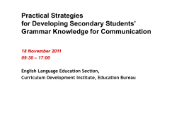 Practical Strategies for Developing Secondary Students