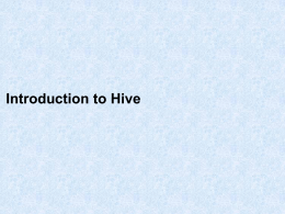 Hive User Defined Functions