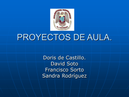 PROYECTOS DE AULA.