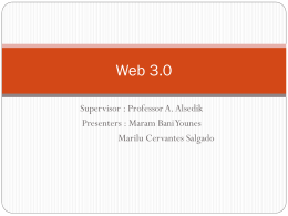 Web 3.0 - University of Ottawa