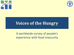 Voices of the Hungry