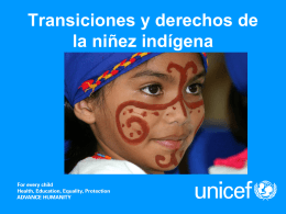 Transitions and the Rights of indigenous children