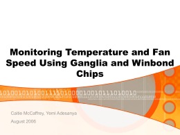 Monitoring Temperature and Fan Speed Using Gaglia …