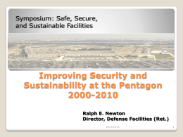 Improving Security and Sustainability at the Pentagon …