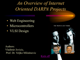 An Overview of Internet Oriented DARPA Projects
